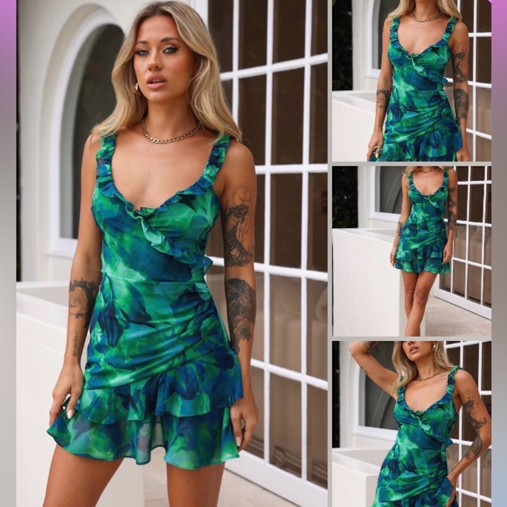 Tropical Mini Dress